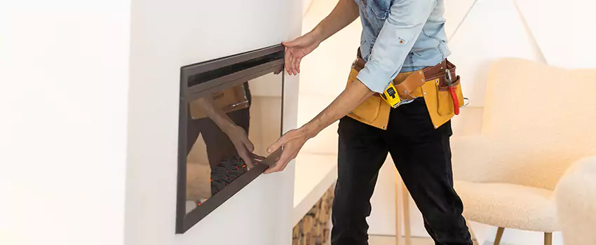 Metal Fireplace Installation in Deerfield, Illinois