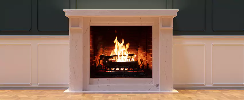 Open Flame Wood-Burning Fireplace Installation Services in Deerfield, Illinois