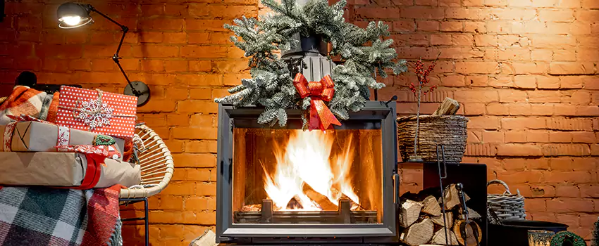 Travis Industries Linear Gas Fireplace Installation in Deerfield, Illinois