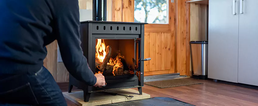 Open Hearth Wood Fireplace Installation in Deerfield, IL