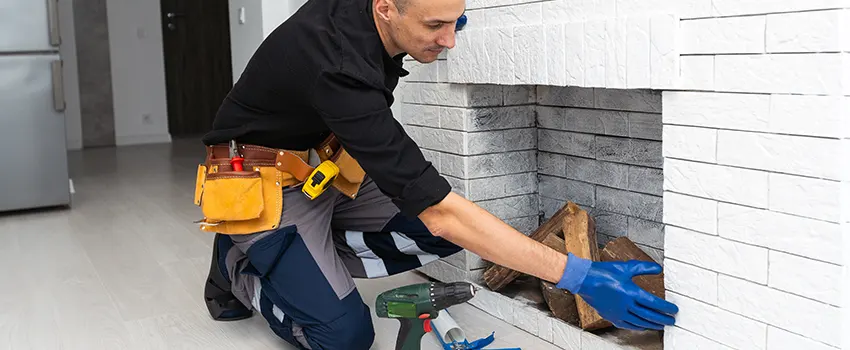 Fireplace Damaged Damper Frame Repair Services in Deerfield, Illinois
